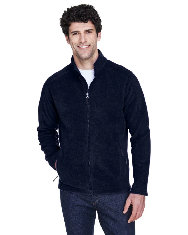 Core 365 Journey Mens Full-Zip Fleece Jacket | Classic Navy