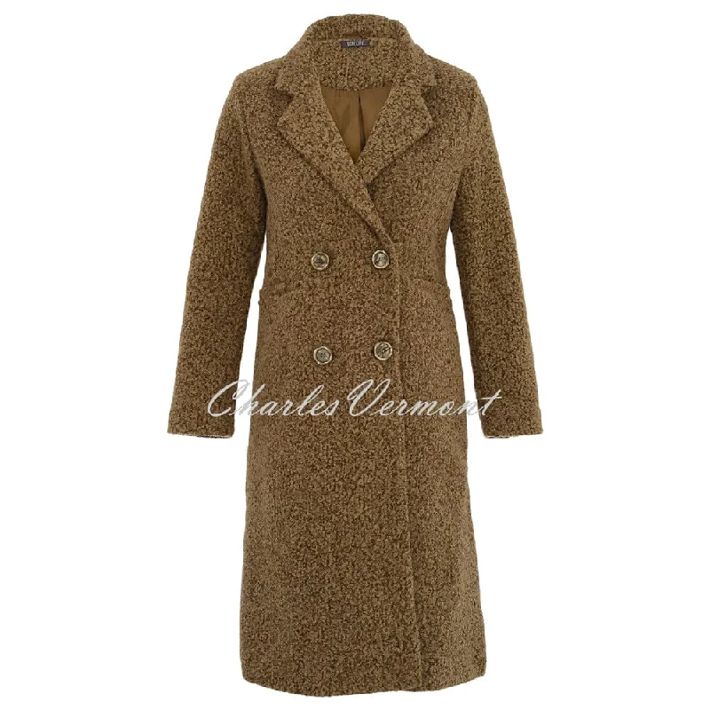 Dolcezza 'The Feel Of Cashmere' Double Breasted Coat - Style 74892 (Camel)