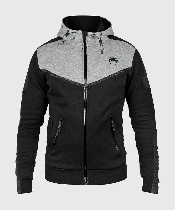 Venum Laser Evo Hoodie - Black/Heather Grey