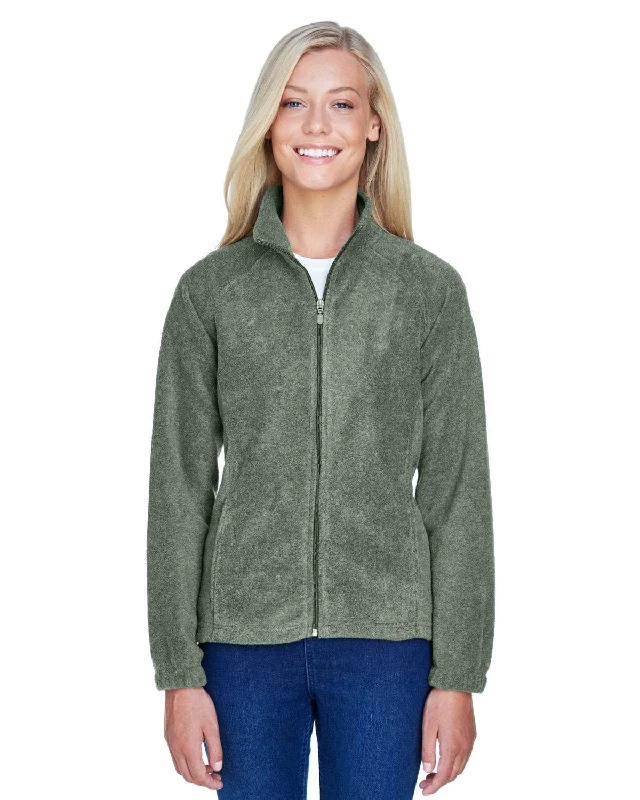 Harriton Ladies Full-Zip Fleece Jacket | Dill