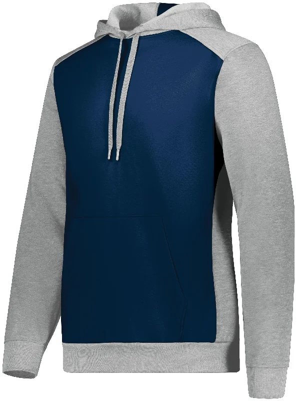 NAVY/GREY HEATHER