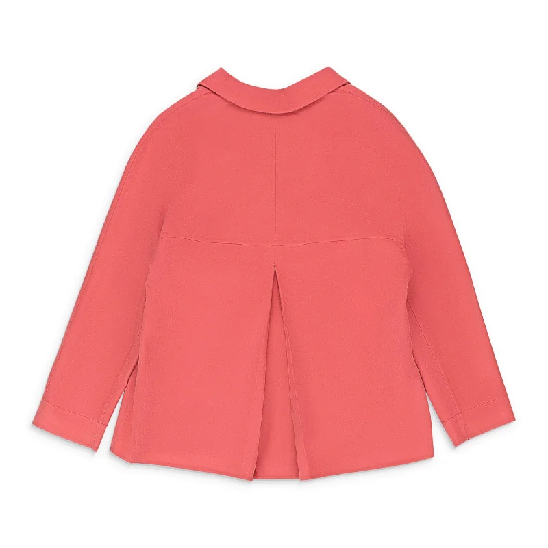 GIACCA JOSH DOUBLE RAIN CORAL BLAZER