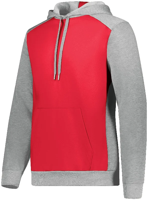 SCARLET/GREY HEATHER