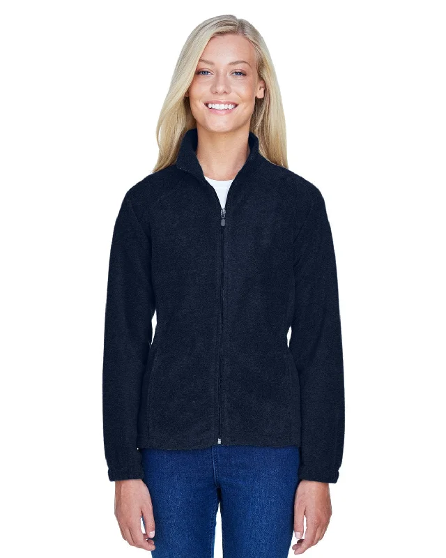 Harriton Ladies Full-Zip Fleece Jacket | Navy