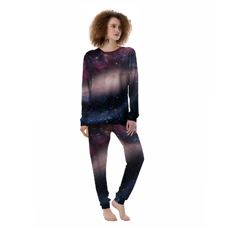 Milky Way Deep Space Print Women's Pajamas