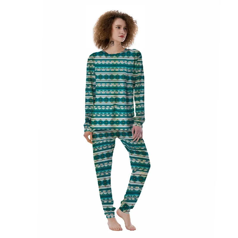 Native American Ethnic Print Pattern Women's Pajamas