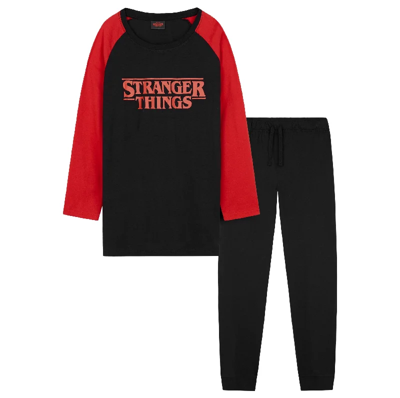 Stranger Things Womens Pyjamas Set - Long Sleeve & Bottoms Nightwear