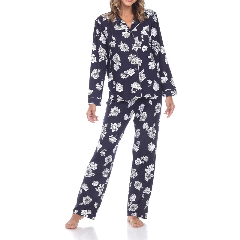 Women's Long Sleeve Floral Pajama Set