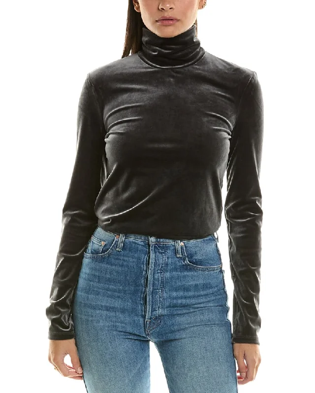 Proenza Schouler White Label Velvet Turtleneck