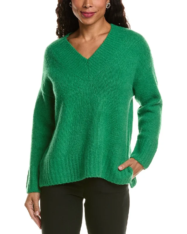 Labiz Wool & Alpaca-Blend V-Neck Sweater