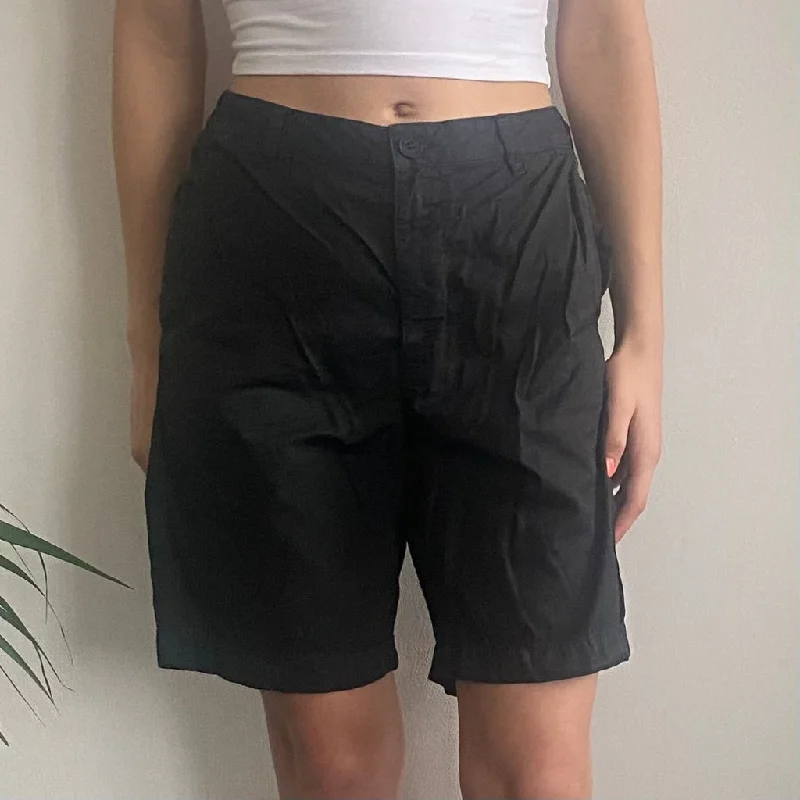 Kenzo Shorts - 28W UK 8 Black Cotton