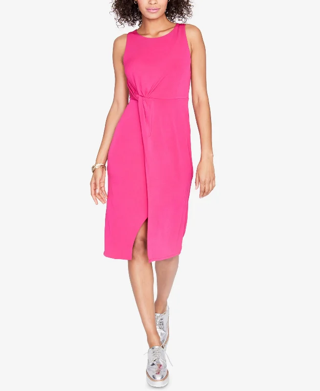 Rachel Rachel Roy Knot Front Slit Skirt Dress