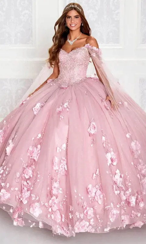 Princesa by Ariana Vara PR22021 - Basque Bodice Quinceañera Ball Gown