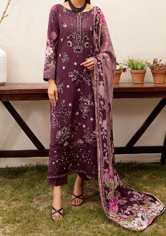 Ramsha Mashaal Embroidered Printed Lawn Dress