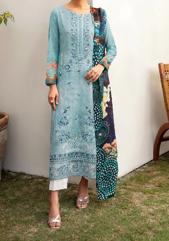 Ramsha Mashaal Embroidered Printed Lawn Dress