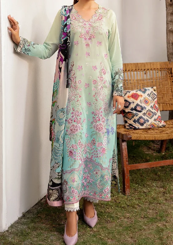 Ramsha Mashaal Embroidered Printed Lawn Dress