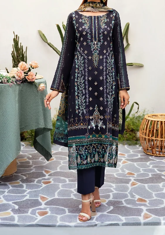 Ramsha Mashaal Embroidered Printed Lawn Dress