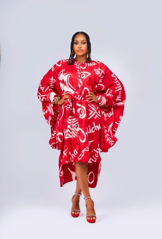 Anoko Adire Bou-bou Dress