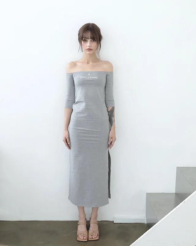 [ETHER SANCTUARY] SS 24 Ether Dress (Grey)