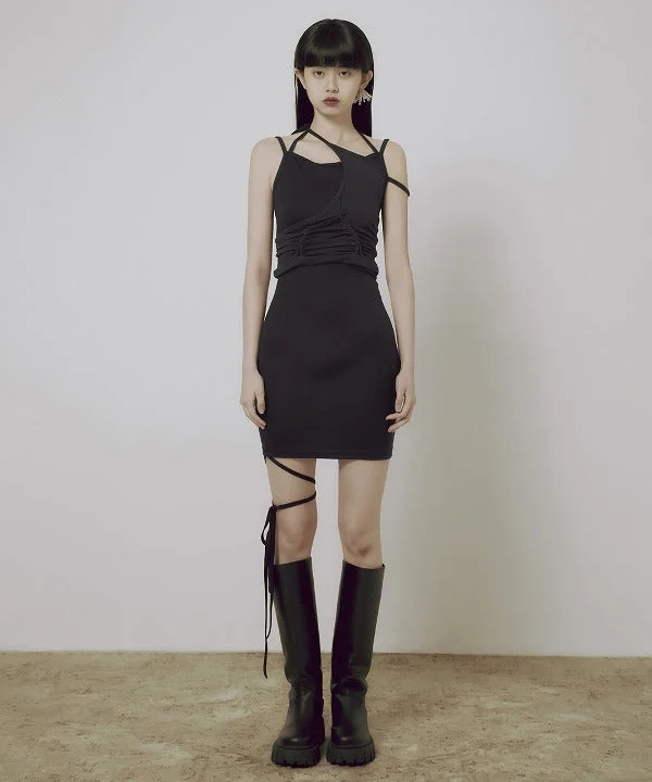 [FLAREUP] FW 24 [SET] Layered Handmade Twisted Dress (FL-133)