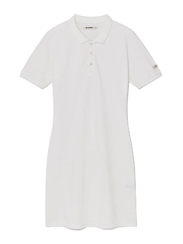 [GLOWNY] SS 24 HERITAGE POLO DRESS (WHITE)