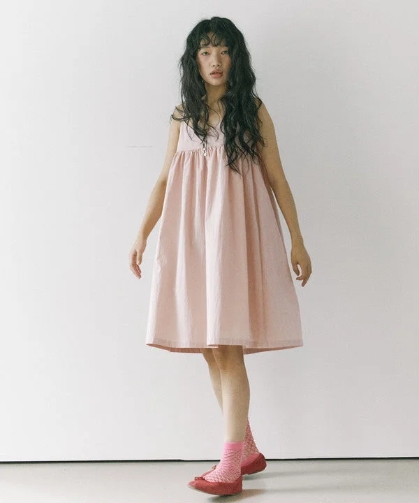 [HOKUSPOKUS] Summer 24 Volume slip dress / Pink