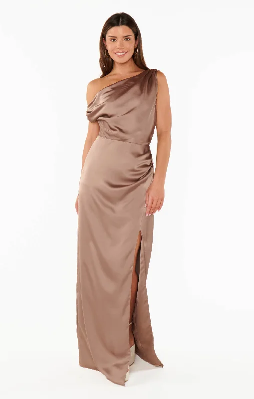 Jodie Dress ~ Dune Luxe Satin