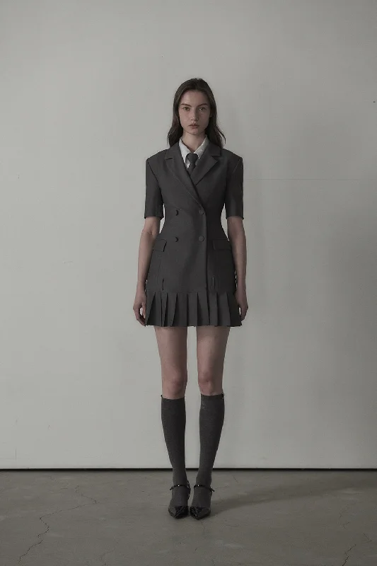 [MAUSOLEUM] SS 24 jacket dress - Grey