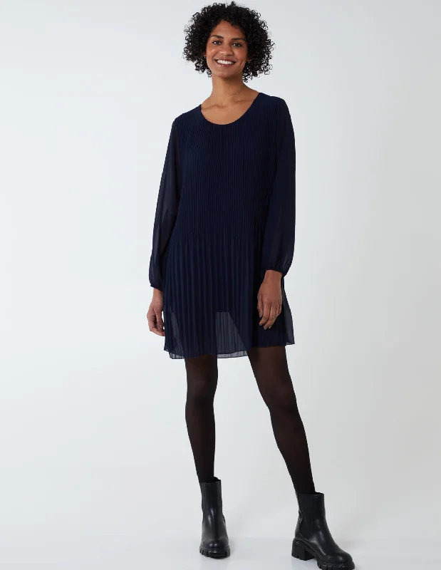 Plain Pleated Tunic