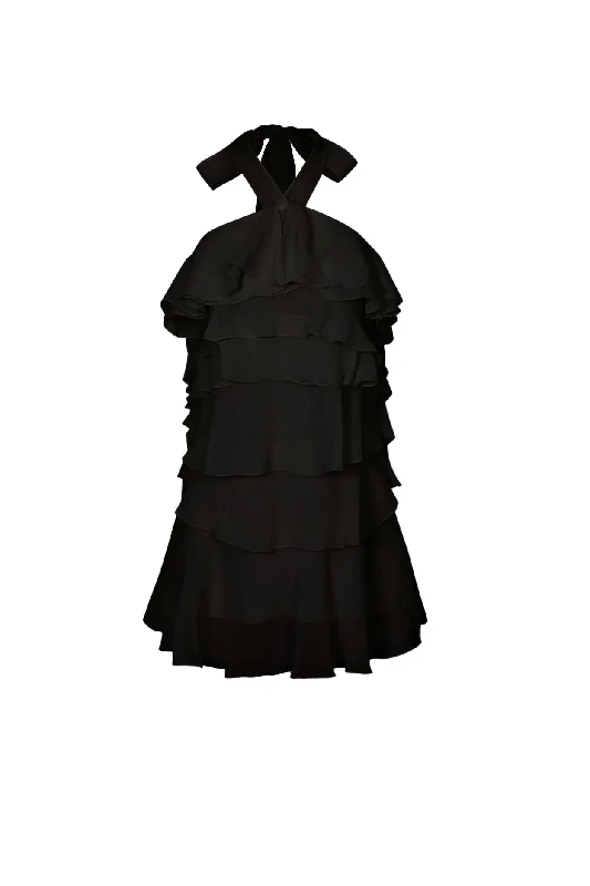 [PAIN OR PLEASURE] SS 24 BALLON DRESS black