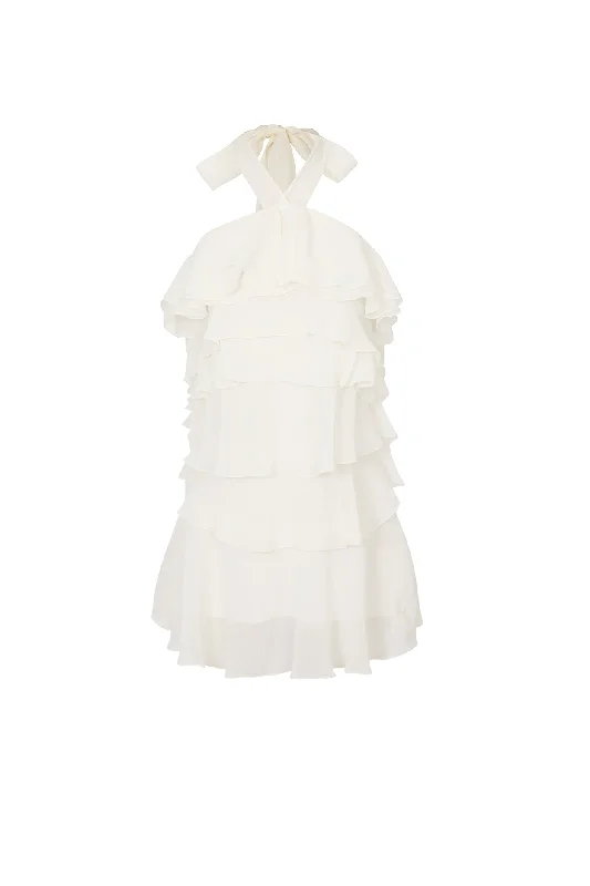 [PAIN OR PLEASURE] SS 24 BALLON DRESS ivory