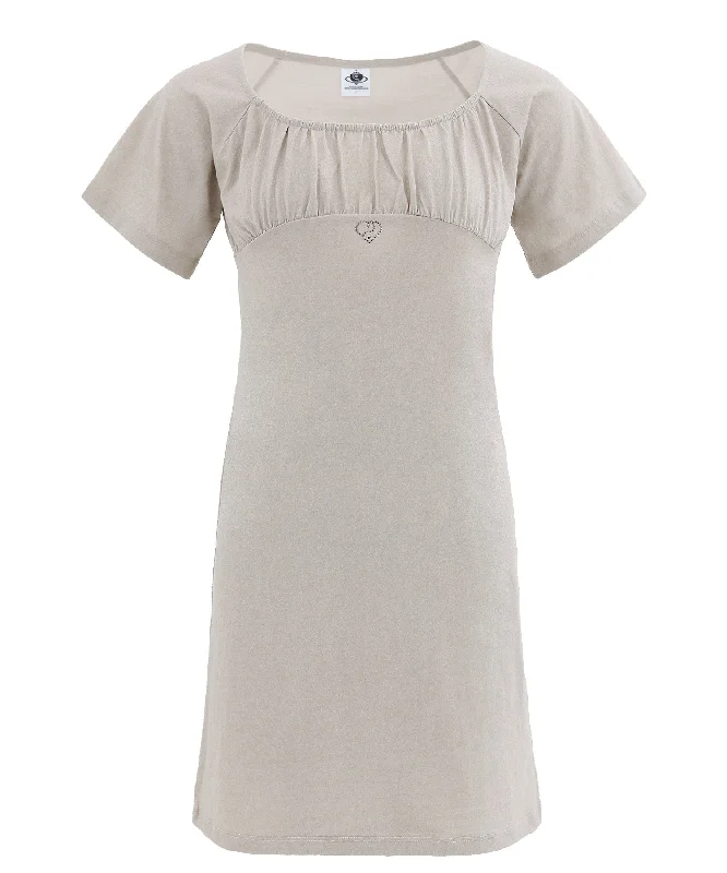 [PLASMASPHERE] SS 24 PUFF DRESS IN BEIGE