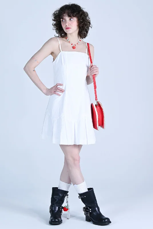 [WOVEMENT] SS 24  ANGEL TUBE DRESS(WHITE) WBCSOP007WH