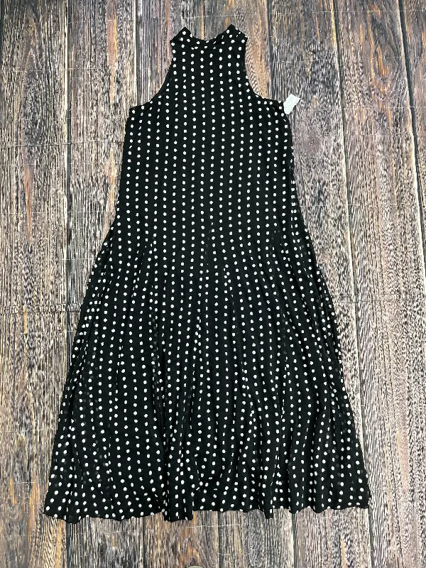 Dress Casual Maxi By Maeve In Black, Size: Xs