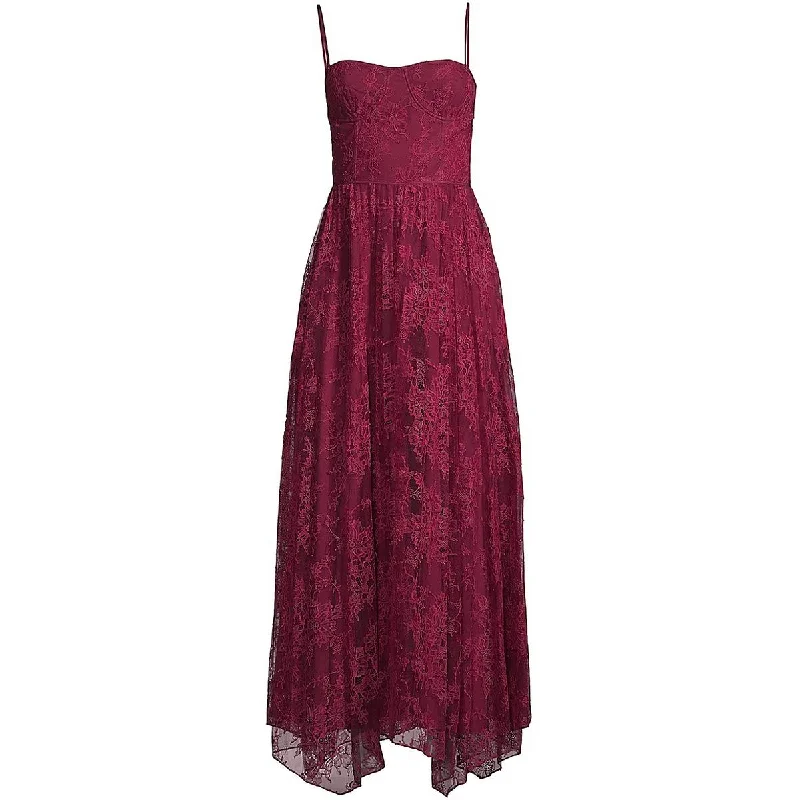 Womens l Lace Maxi Dress