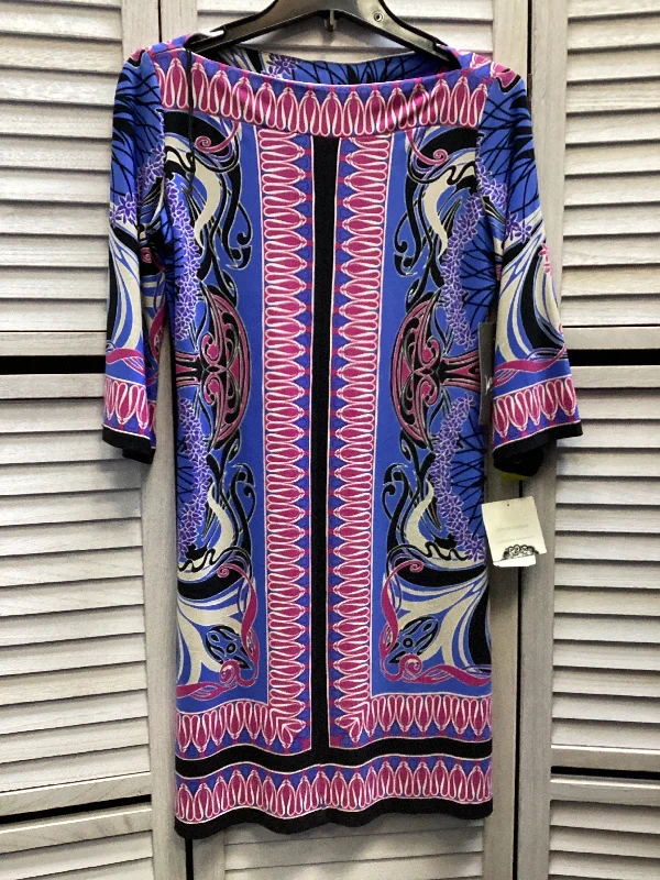 Dress Casual Midi By Donna Morgan In Multi-colored, Size: 6