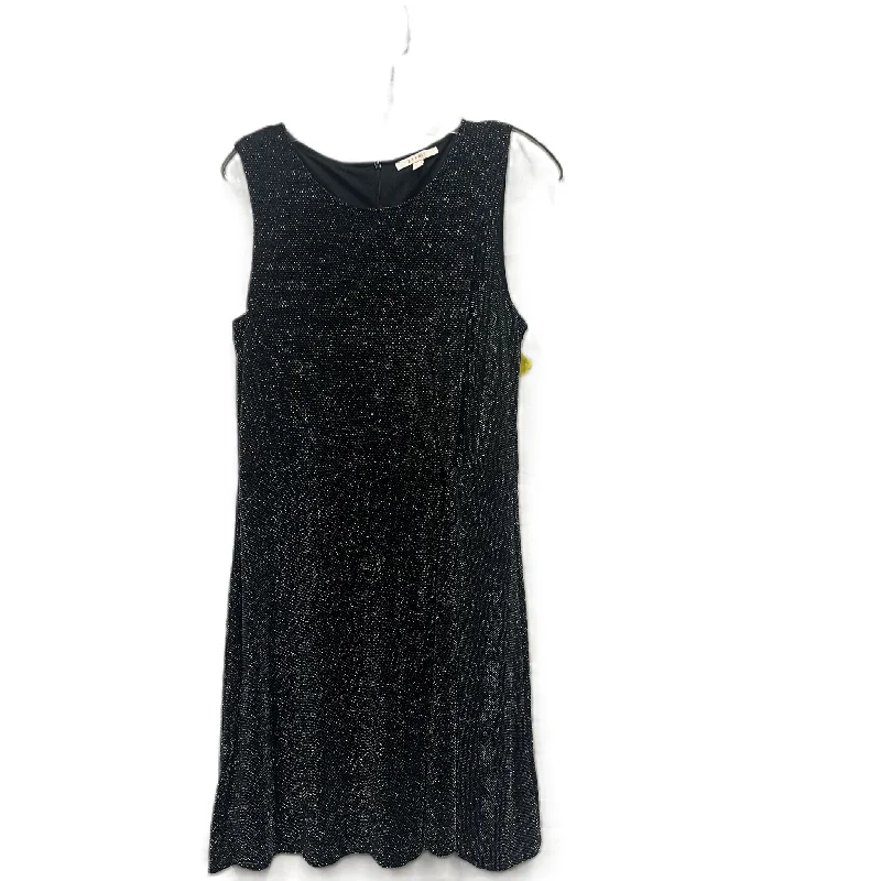 Dress Party Midi By Esprit In Black & Silver, Size: Xl