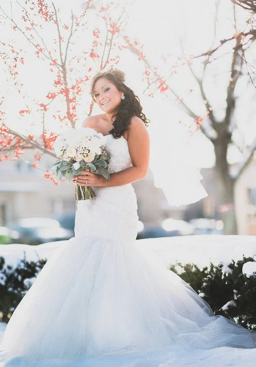 Oleg Cassini Beaded Layered Lace Fit and Flare Gown