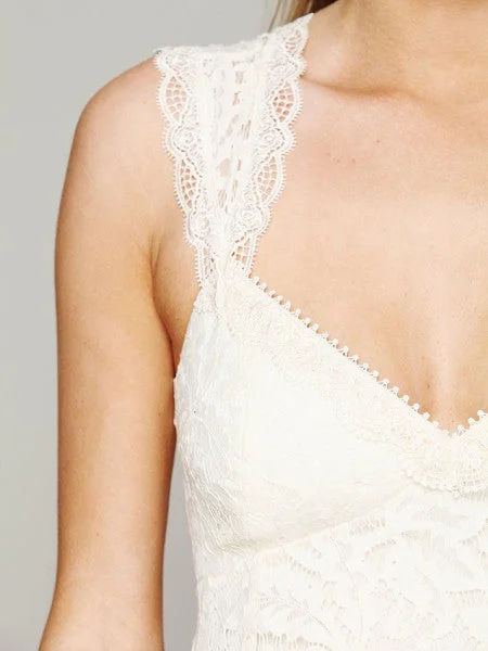 Other Free People Creme De La Creme Dress- LACE, knee le