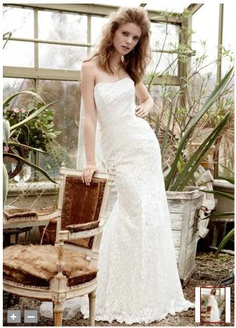 Other Galina Strapless Lace Gown