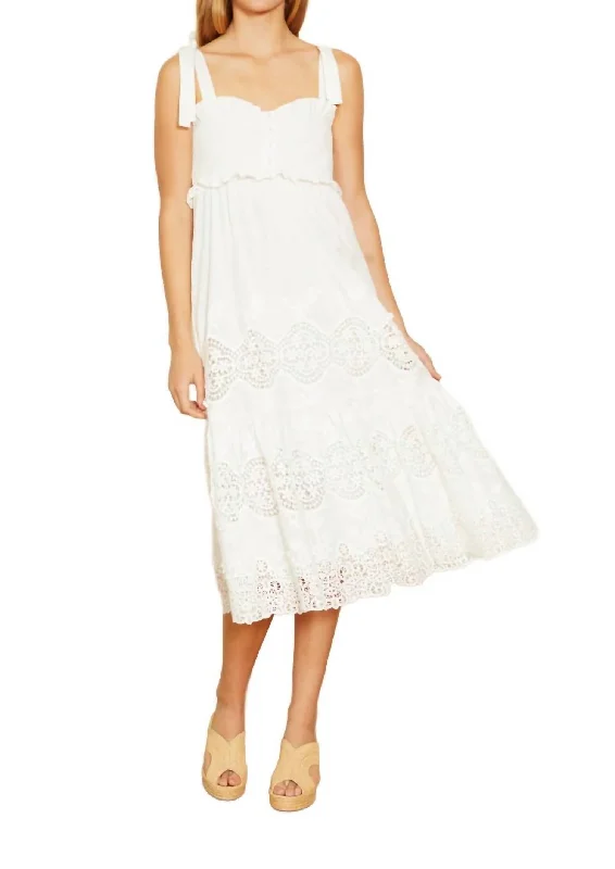 Thandi Lace Dress In Ivory