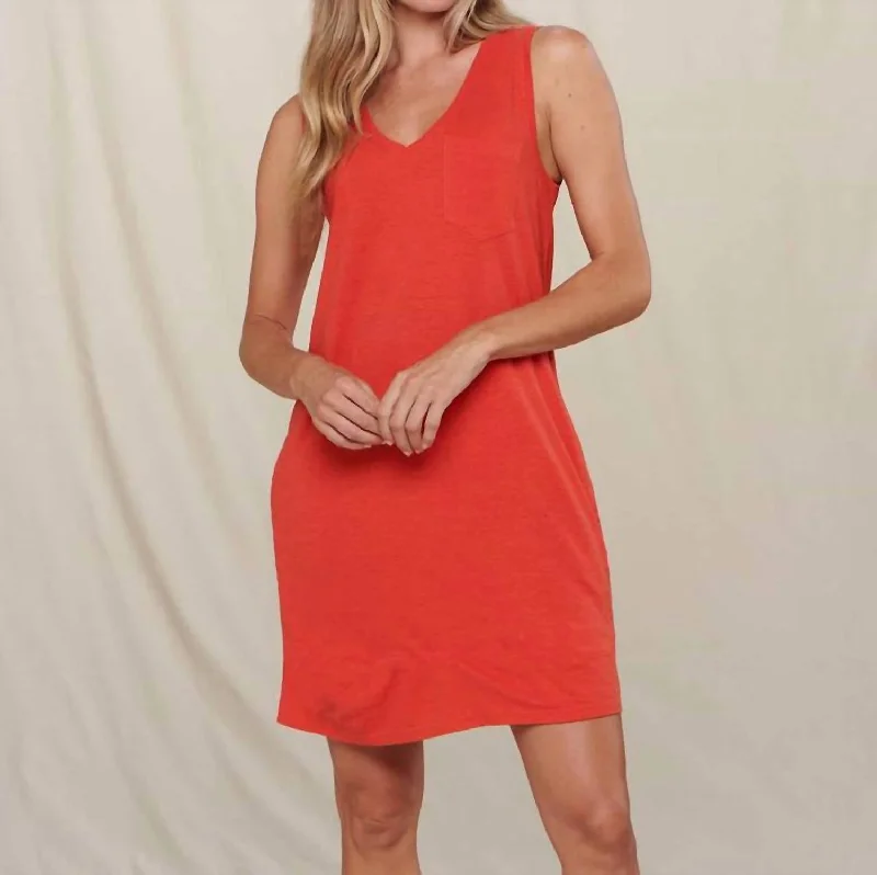 Grom Tank Dress In Winterberry