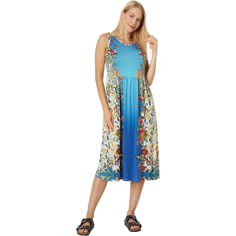 Johnny Was Women's Blue Easy Fit Tank Dress