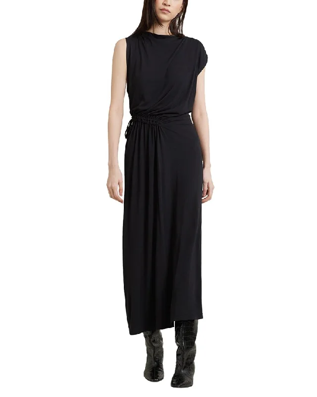 Modern Citizen Tyra Asymmetric Ruched Tank Dress