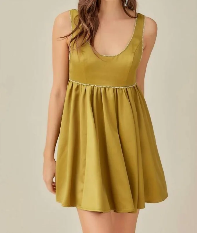 Tank Dress In Pistachio